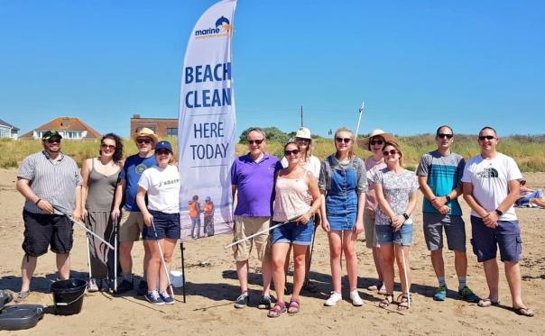 Elior’s marketing and purchasing department with MCS on Sand Bay Beach