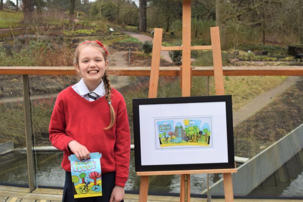 Eliza Grierson with her winning design