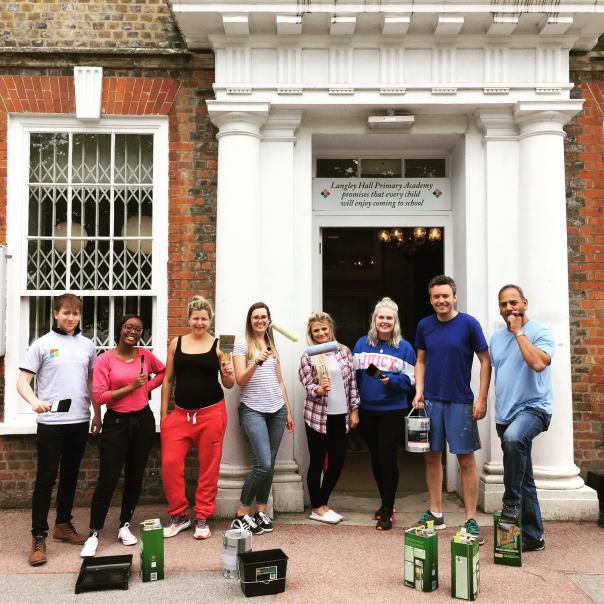 Bidfood employees taking part in Volunteers Week