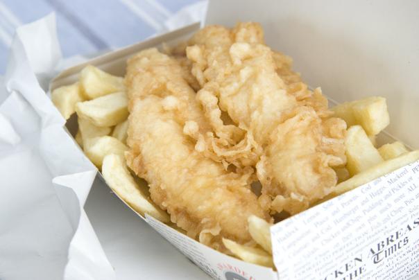 fish and chips, meals, climate change