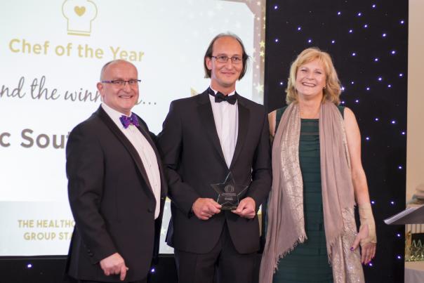 Marc Southernwood presented his Chef of the Year Award