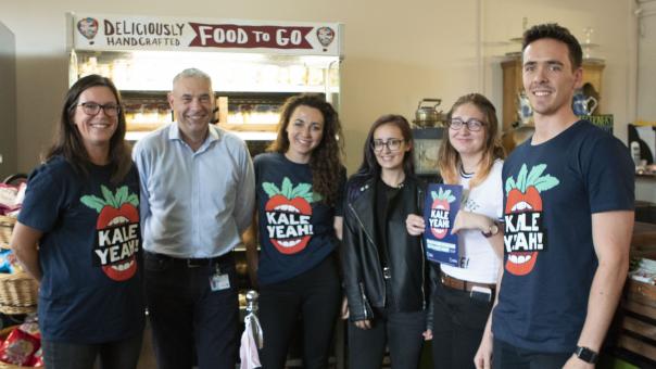 Friends of the earth staff and Nick Leach