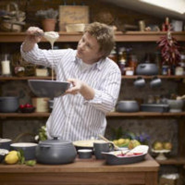Jamie Oliver said the logic behind the Conservative's decision is 'extremely worrying' Scrapping school meals policy ‘doesn’t add up’ – Jamie Oliver says