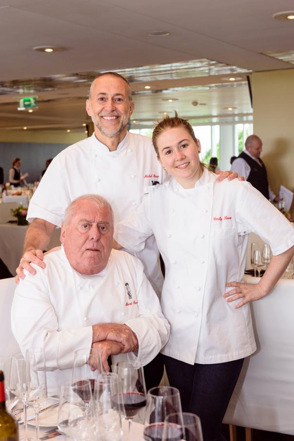 The Roux family at the Investec Derby Festival Jockey Club Catering extends Chez Roux deal