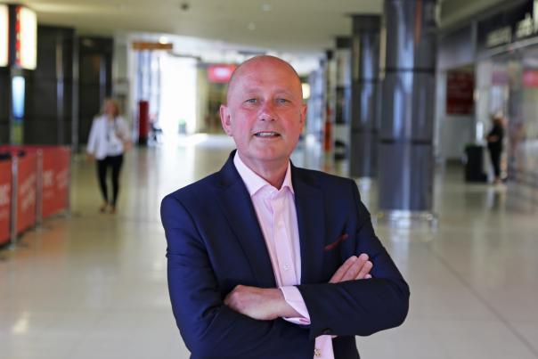 Kane Bridgeman, Amadeus' catering general manager for the NEC