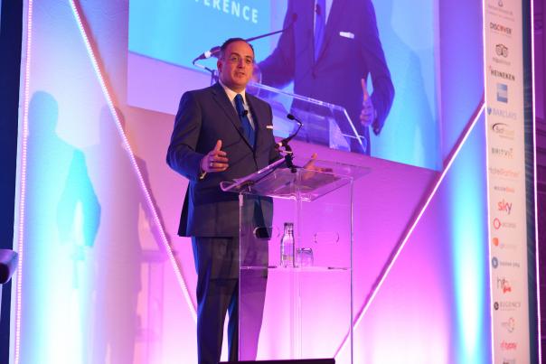 Michael Ellis MP speaking at the conference