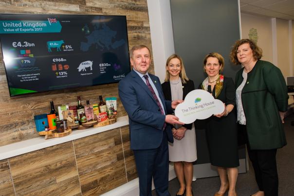 (L-R) Minister Creed with the Bord Bia team