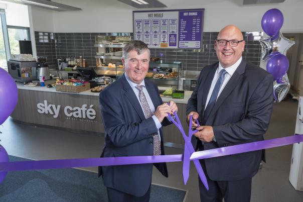 Vincent Hodder and Trevor Annon Flybe Mout Charles catering hospitality deal contract