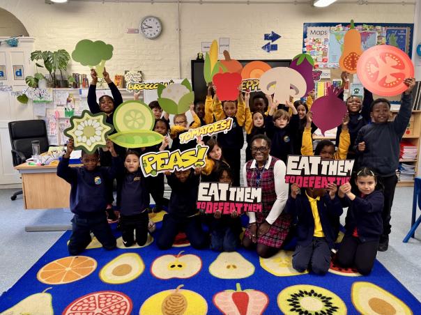 Secretary of State visits school to see benefits of healthy eating campaign Secretary of State visits school to see benefits of healthy eating campaign