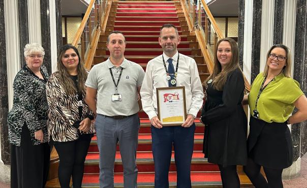 Bury Catering achieves Food for Life Served Here gold certificate 