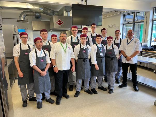MSK chef joins Eastleigh College for training session MSK chef joins Eastleigh College for training session