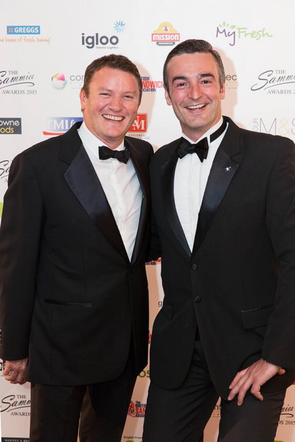 Presenting duo Theo Randall & Gethin Evans Sammies 2015 award winners announced