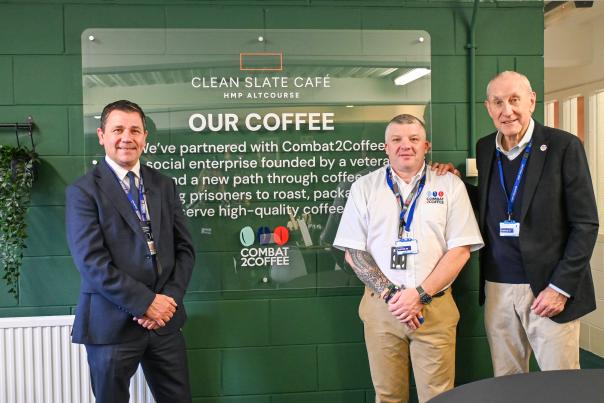 Sodexo partners with Combat2Coffee to open roastery & café at HMP Altcourse  Sodexo partners with Combat2Coffee to open roastery & café at HMP Altcourse
