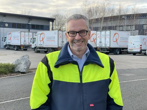 Steve Clarke, managing director at Q Catering, Credit: Sharp Relations Steve Clarke, managing director at Q Catering, Credit: Sharp Relations