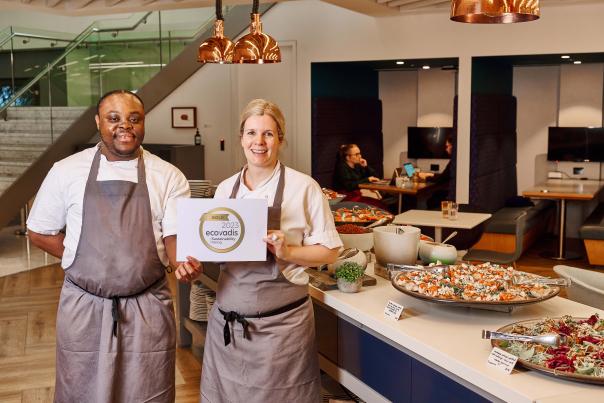 Workplace caterer BM gets gold medal in business sustainability ranking 