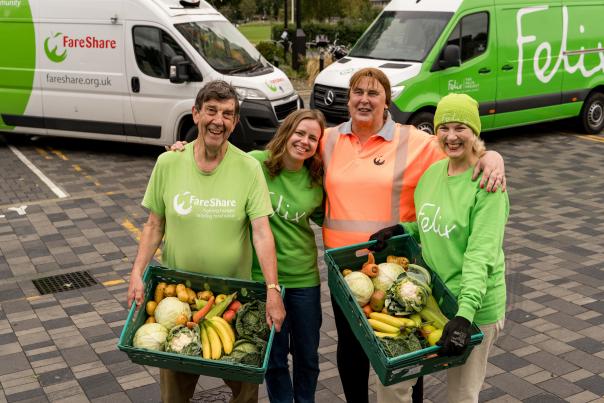 Food redistribution charities FareShare & The Felix Project to merge Food redistribution charities FareShare & The Felix Project to merge