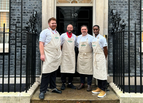 four school chefs dinner 10 downing street