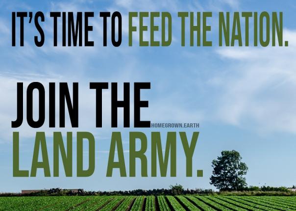 land army farms food supply shortages