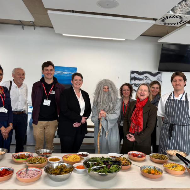 Government Minister visits London school to view scratch-cooking in action