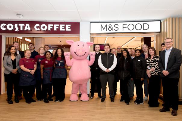 New M&S Food and Costa Coffee outlets open at Warwick Hospital