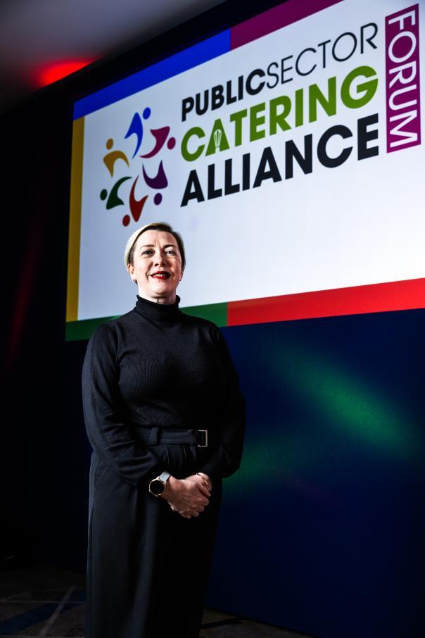 Public Sector Catering Alliance chair Jayne Jones Public Sector Catering Alliance chair Jayne Jones