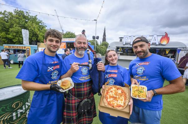 Edinburgh food trucks join campaign to fight hunger & isolation  