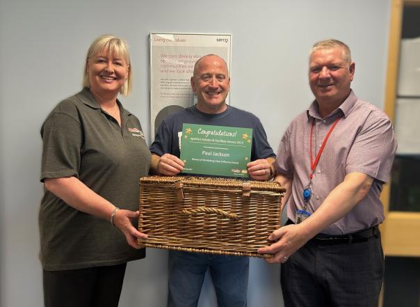 Paul Jackson, porter at James Cook University Hospital, Serco Paul Jackson, porter at James Cook University Hospital, Serco