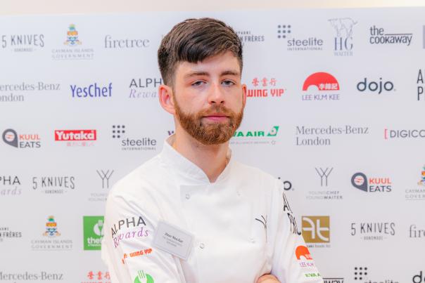 Peter Meechan, overall chef winner of YCYW 2020 young chef waiter 2020 winners