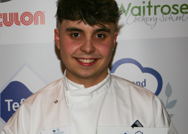 Jack Rymer, Aspiring Student Chef winner in 2020 inspiring culinary generations cookery competition