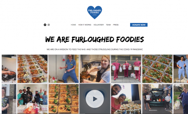 furloughed foodies london nhs feeding