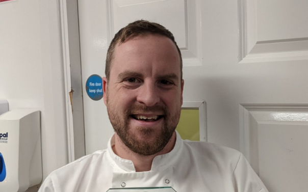 Tim Ware of Green Court Care Home in Exeter won the NACC Care Chef of the Year 2020