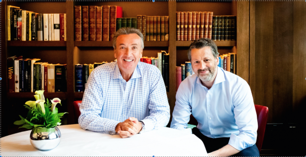 CEO Bill Toner with new COO Alister Richards CH&Co restructure contract catering Bill Toner Alister Richards
