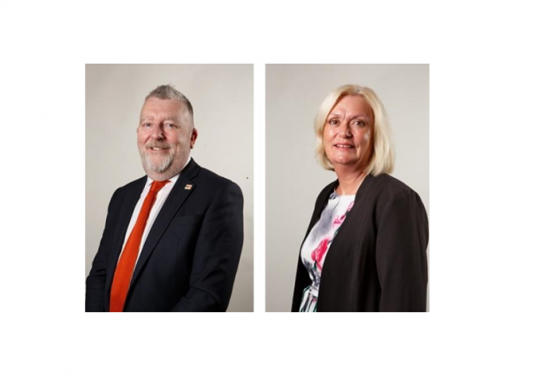 LACA chair Stephen Forster and vice chair Jacquie Blake LACA chair Stephen Forster and vice chair Jacquie Blake