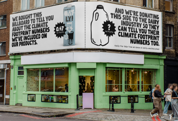 Oatly calls for climate labelling on all food & drink sold in UK Oatly calls for climate labelling on all food & drink sold in UK