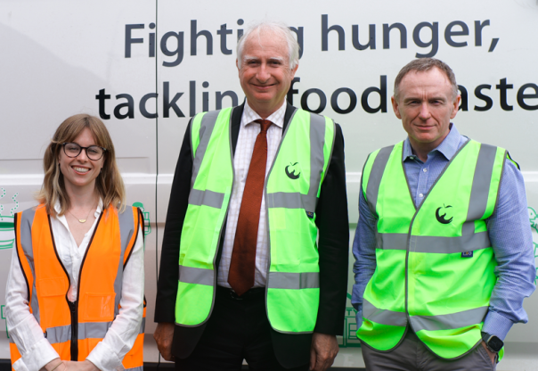 Farming Minister praises food charity’s efforts to tackle food waste Farming Minister praises food charity’s efforts to tackle food waste