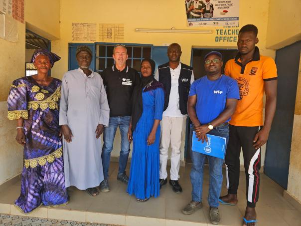 David Mulcahy on his mission in the Gambia david mulcahy sodexo stop hunger school meals gambia
