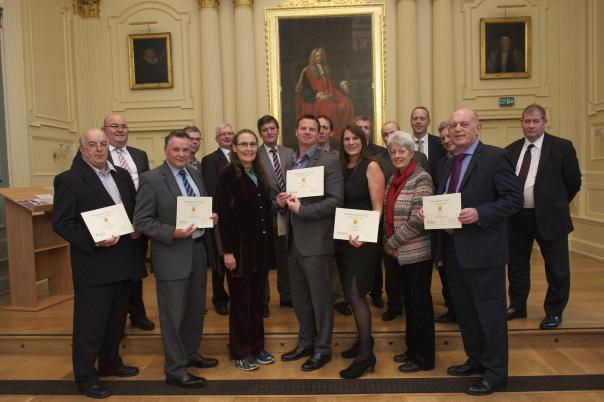Cambridge University Colleges Catering teams with their awards University Cambridge Colleges Catering Environmental Award