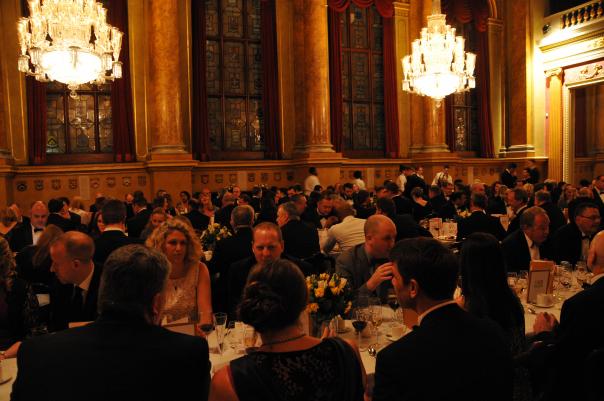 The event took place at Goldsmiths Hall, London