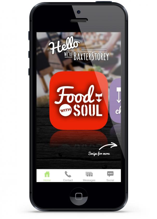 BaxterStorey contract caterer new app