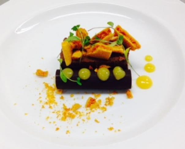 Joe Parson's winning dessert NEC, Amadeus, BCF, images,