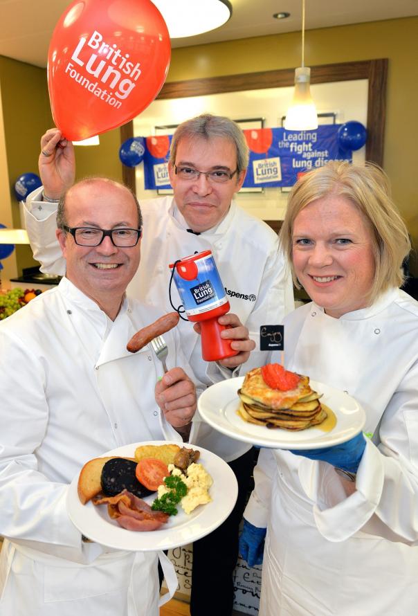 The event raised £1,000 for the Foundation Worcestershire County Council Big Breakfast British Lung Foundation