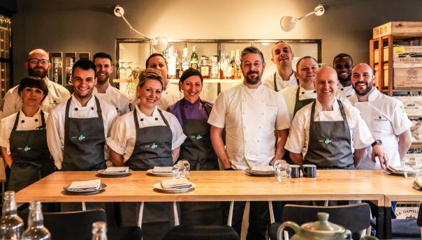 Adam Byatt at the BM Chef Academy