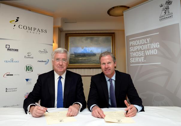 Compass Group signs Armed Forces Covenant