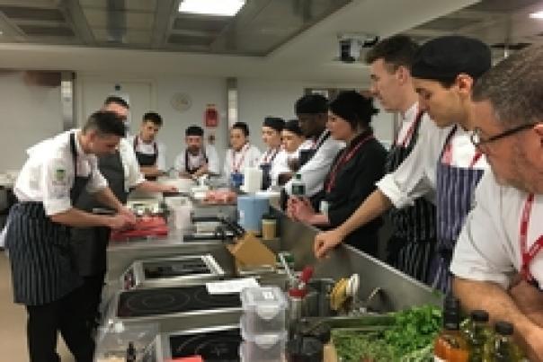 Compass apprentices show off culinary talents at mentor day