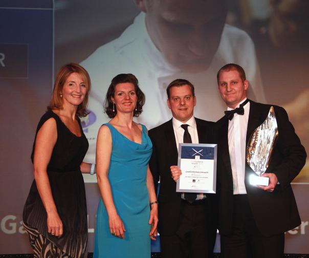 Gareth Linden of Inspire Catering, winner of the CIS Contract Catering chef award