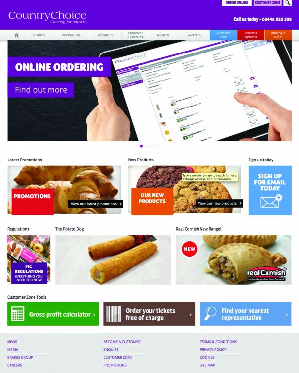 Country Choice's revamped site Country Choice unveil revamped website