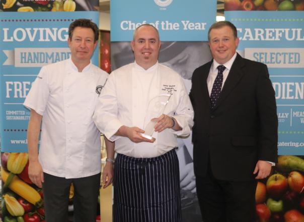 Dave Wadner, chef manager at Motability Operations Ltd in Bristol, won Hospitality Chef of the Year