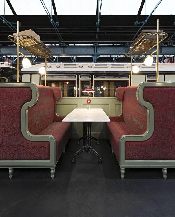 The dining car at the National Railway Museum, York National Railway Museum, York, dining car, levy, compass, The Countess of York