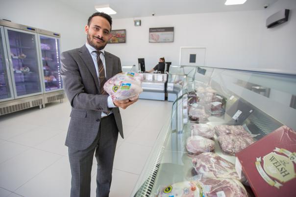 Ediz Osman, sales supervisor, JJ Food Service Enfield JJ Food Service opens fresh meat counter