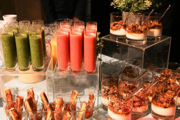 The caterer hosted a private breakfast viewing at the exhibition